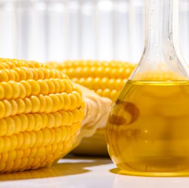 Biofuel from corn, oil and biofuel solution.
